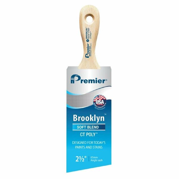 Cool Kitchen 2.5 in. Brooklyn Short Angle Sash CT Poly Brush CO3857610